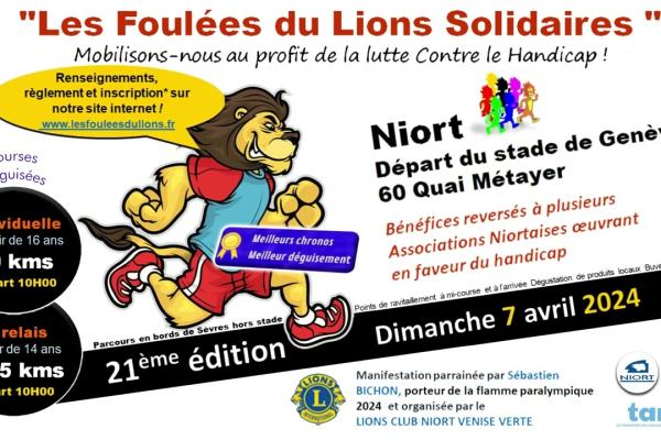 Les foulées du Lions Solidaires